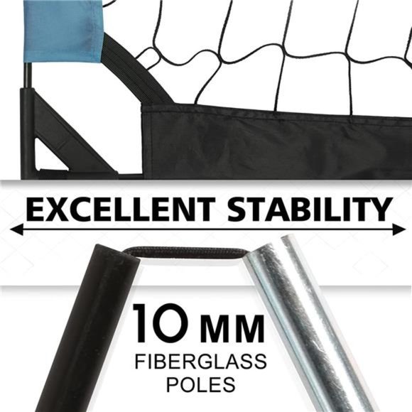 Kid Soccer Goal Portable Soccer Net Large Pop Up Soccer Goal Net with Carry Bag - Picture 2 of 7